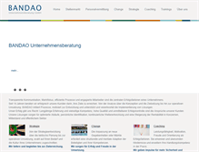 Tablet Screenshot of bandao.de